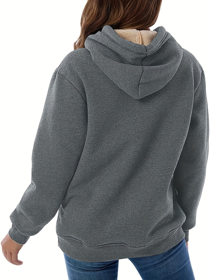 Women's Fleece-Lined Hoodie | Cozy Warmth & Comfort