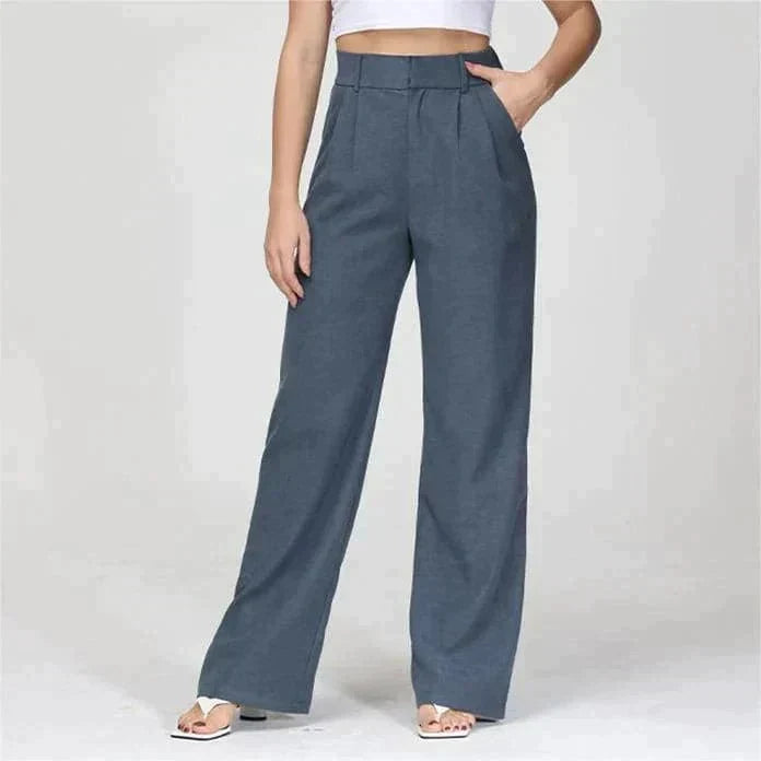 Saskia - High Waist Wide Leg Pants