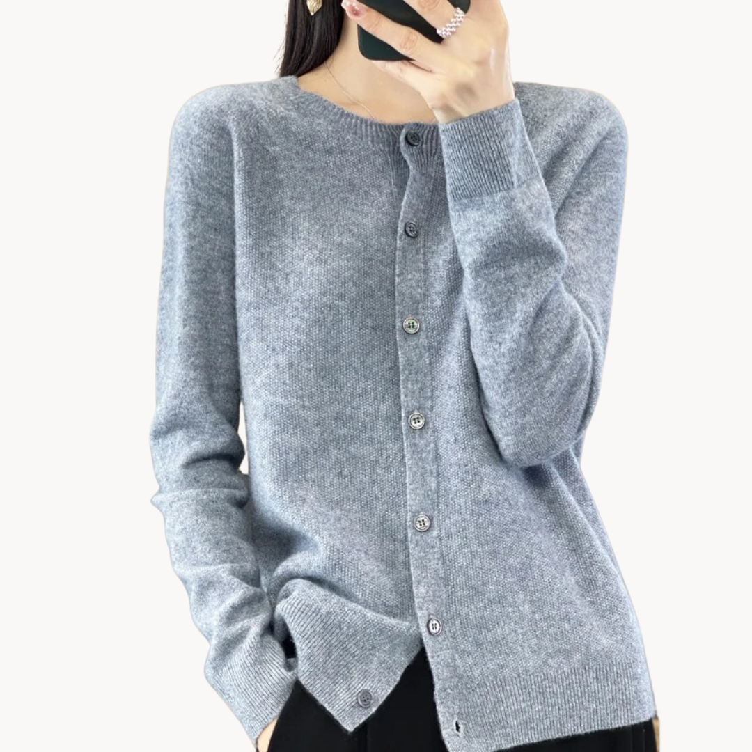 Mila | Elegant Wool Cardigan with a Cozy Fit