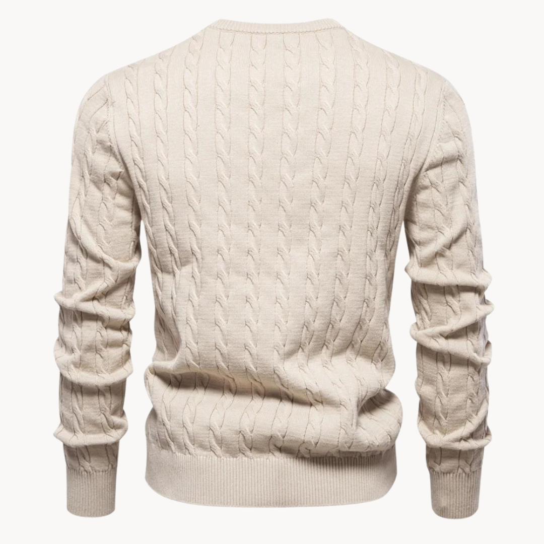 Kelly | Elegant Cable Knit Sweater