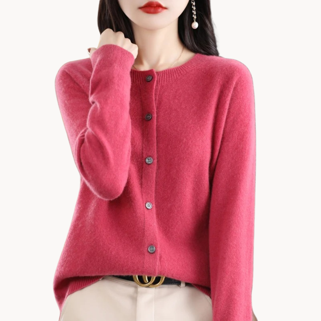 Mila | Elegant Wool Cardigan with a Cozy Fit