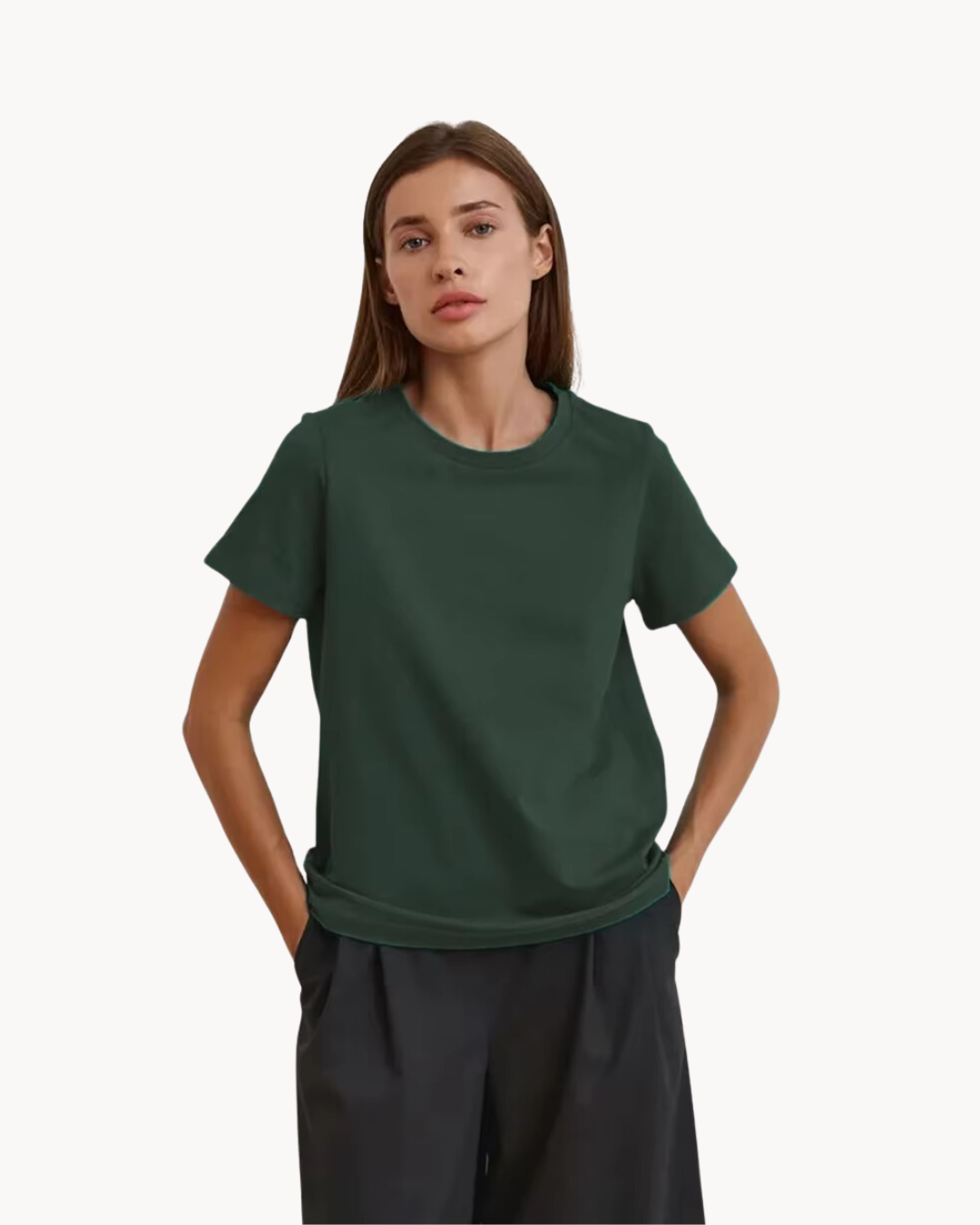 Helen | Essential Cotton Tee for a Classic Look