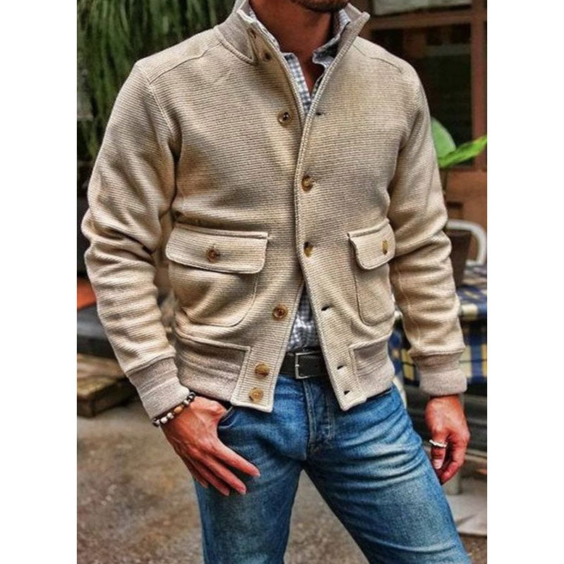 Men's Casual Button-Up Jacket | Stylish & Versatile