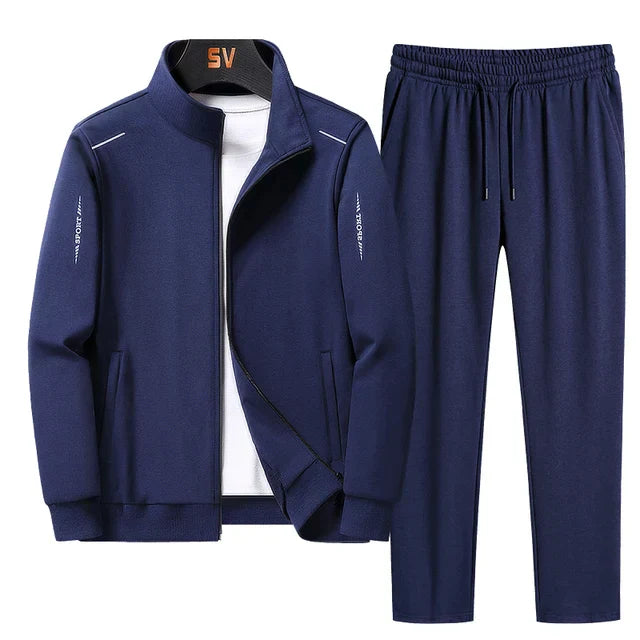 Men's Tracksuit Set | Casual Zip-Up Sportswear