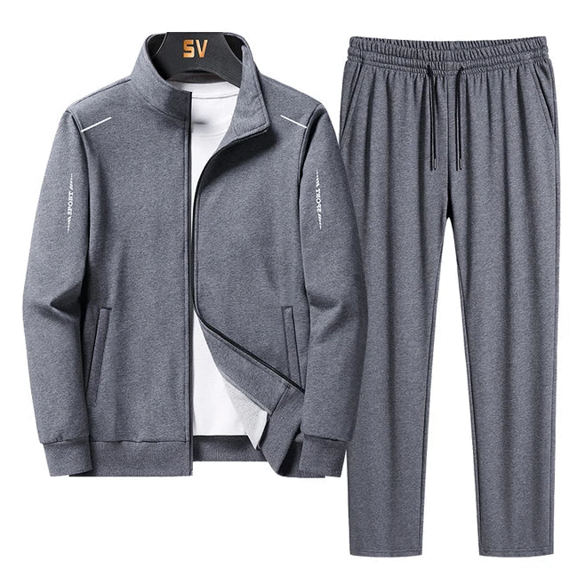 Men's Tracksuit Set | Casual Zip-Up Sportswear