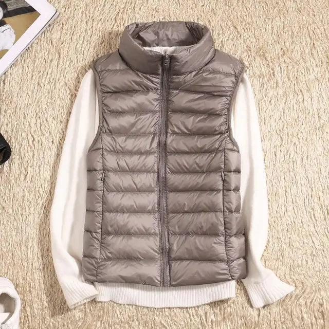 Women's Lightweight Puffer Vest | Warm & Stylish