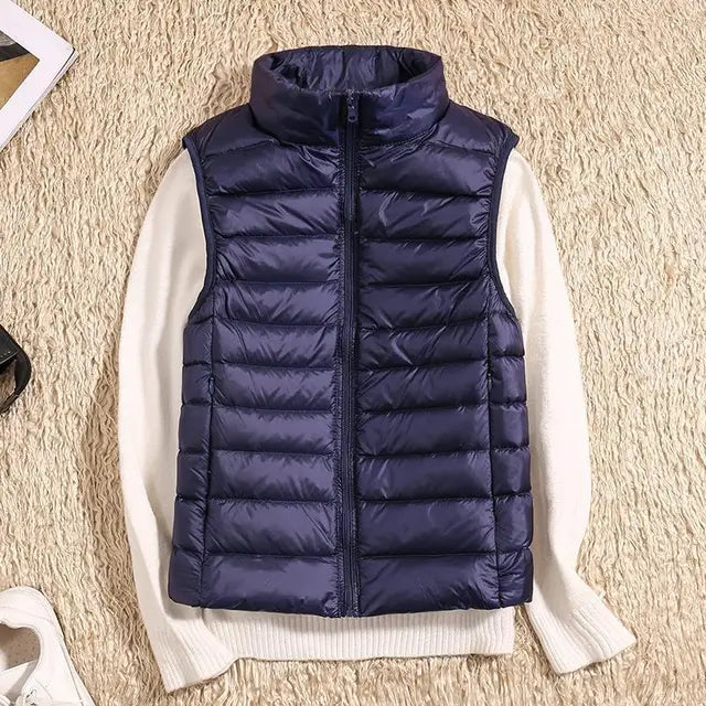 Women's Lightweight Puffer Vest | Warm & Stylish