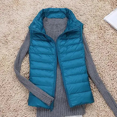 Women's Lightweight Puffer Vest | Warm & Stylish