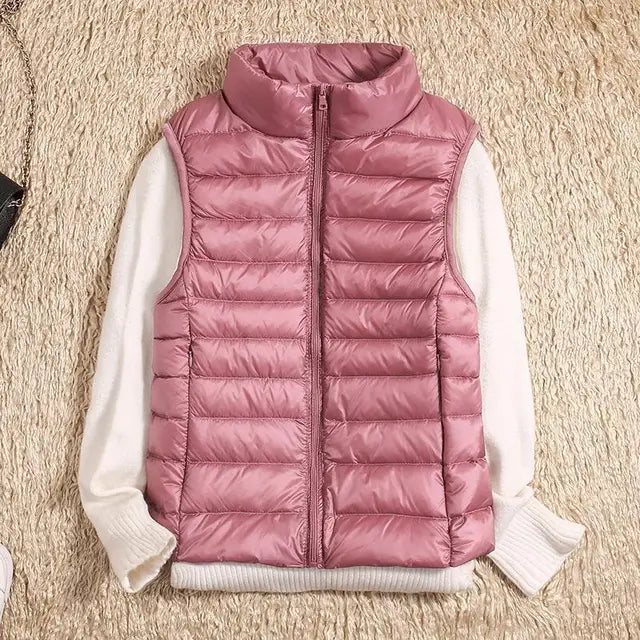 Women's Lightweight Puffer Vest | Warm & Stylish