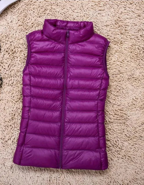 Women's Lightweight Puffer Vest | Warm & Stylish