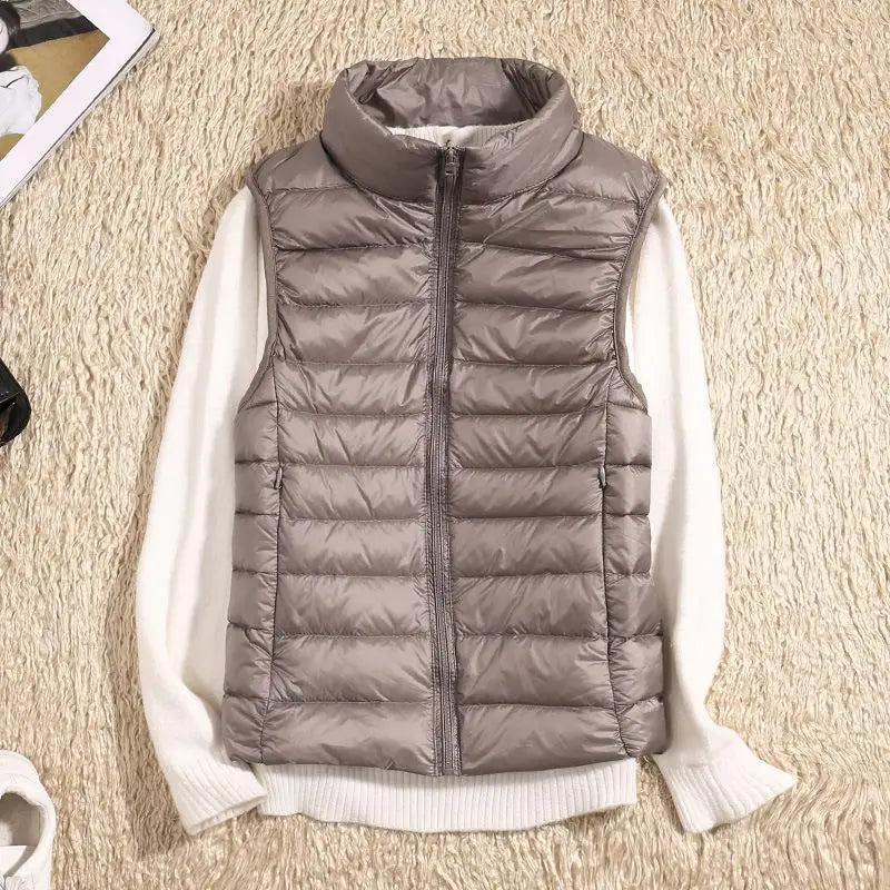 Women's Lightweight Puffer Vest | Warm & Stylish