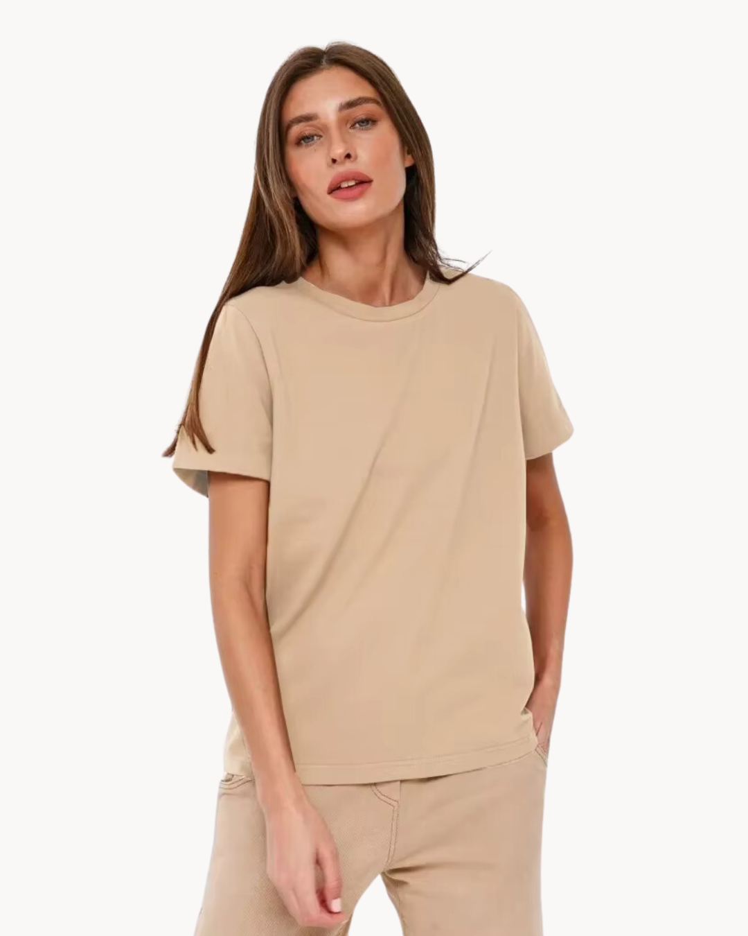 Helen | Essential Cotton Tee for a Classic Look