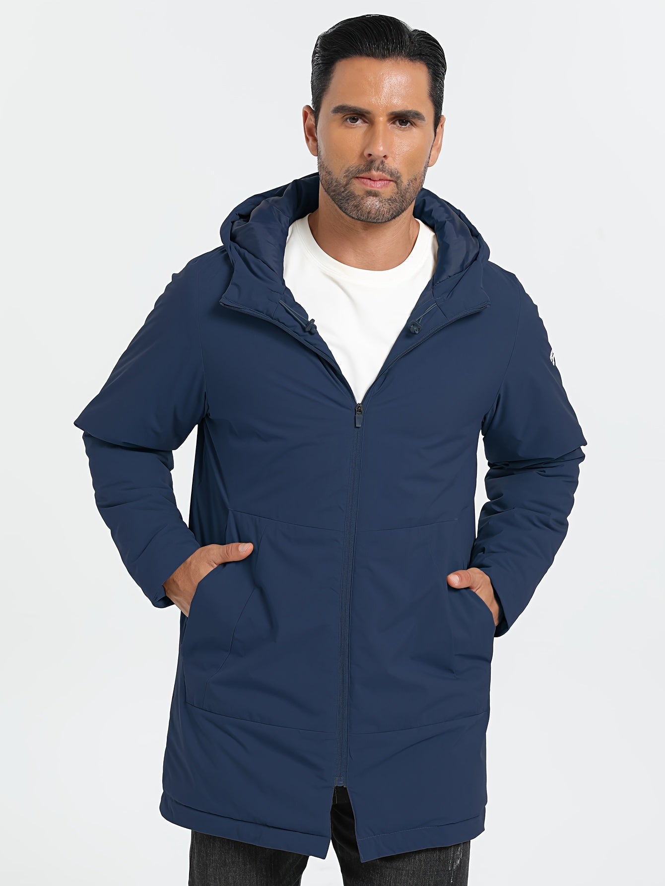 Men's Waterproof Hooded Parka | Winter Insulated Jacket