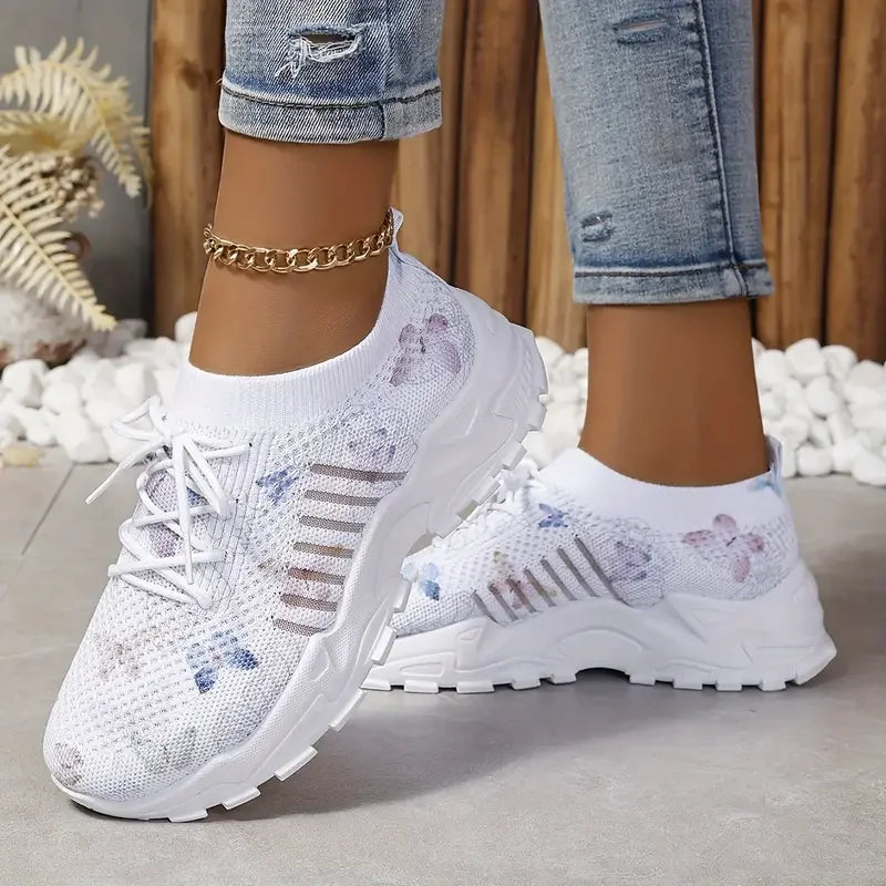 Women’s Breathable Butterfly Sneakers | Lightweight & Stylish