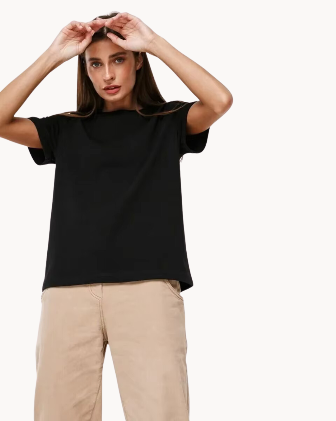 Helen | Essential Cotton Tee for a Classic Look