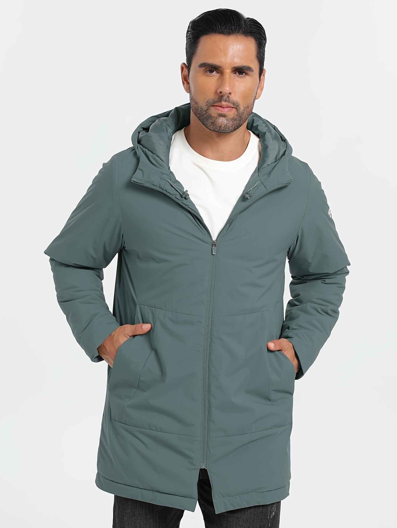 Men's Waterproof Hooded Parka | Winter Insulated Jacket