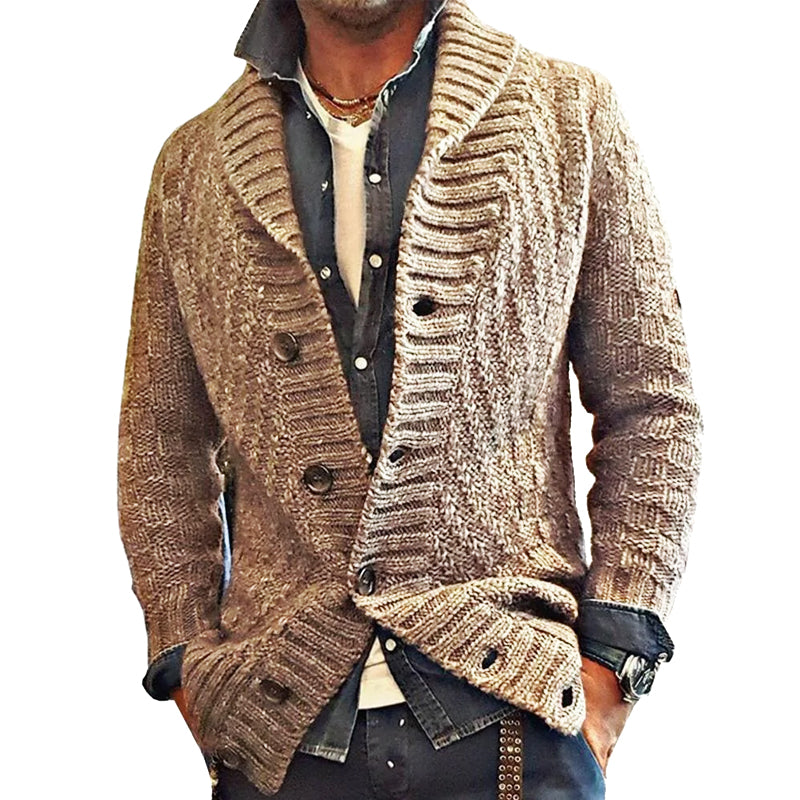 Men's Knitted Cardigan | Stylish Button-Up Sweater