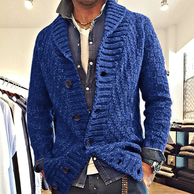 Men's Knitted Cardigan | Stylish Button-Up Sweater