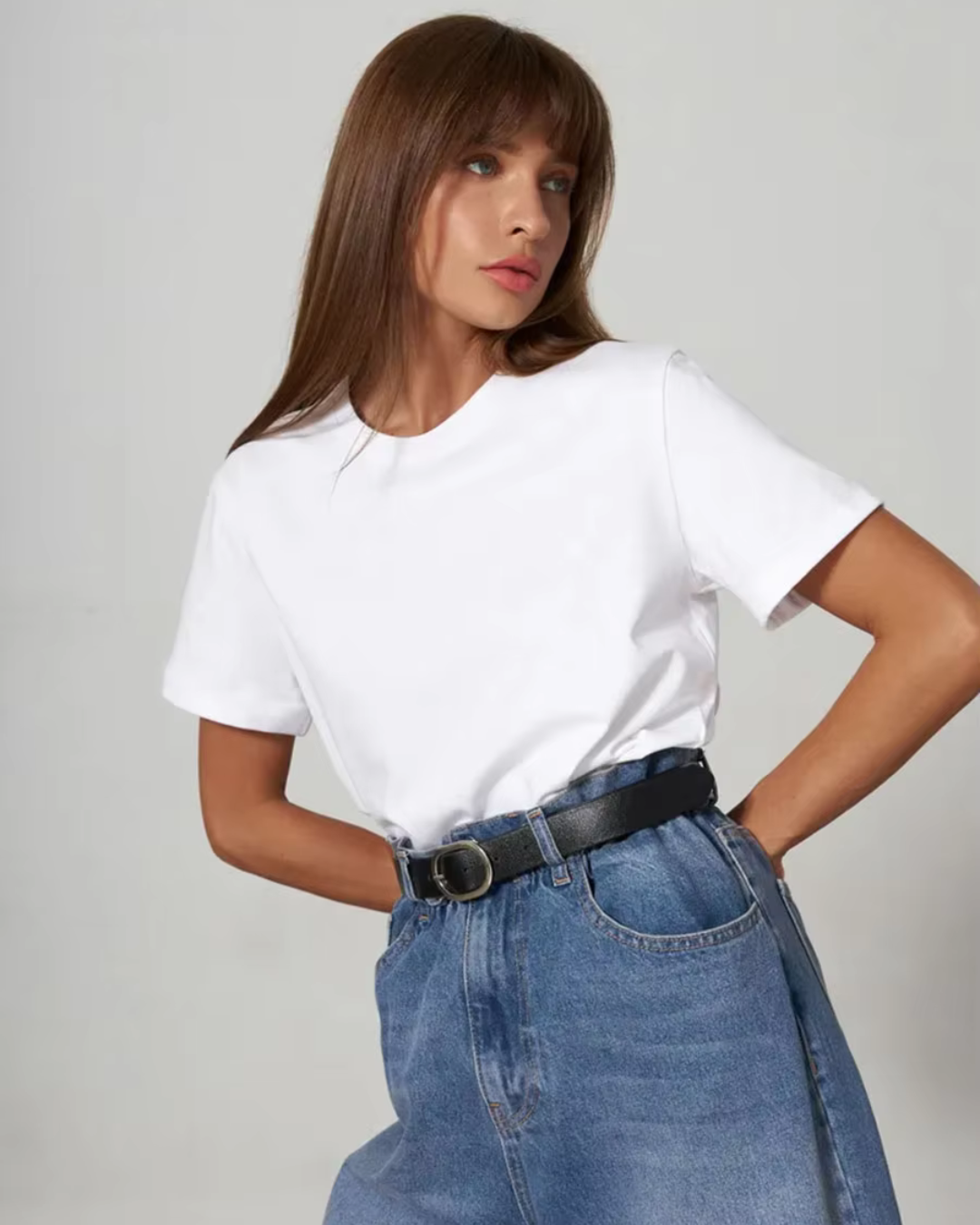 Helen | Essential Cotton Tee for a Classic Look