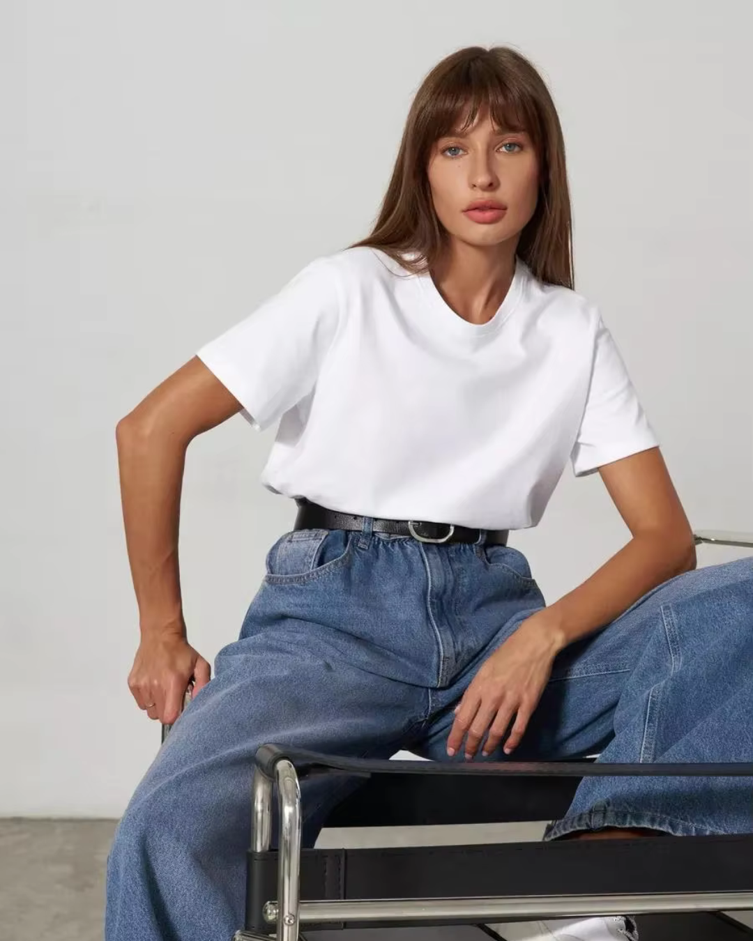 Helen | Essential Cotton Tee for a Classic Look