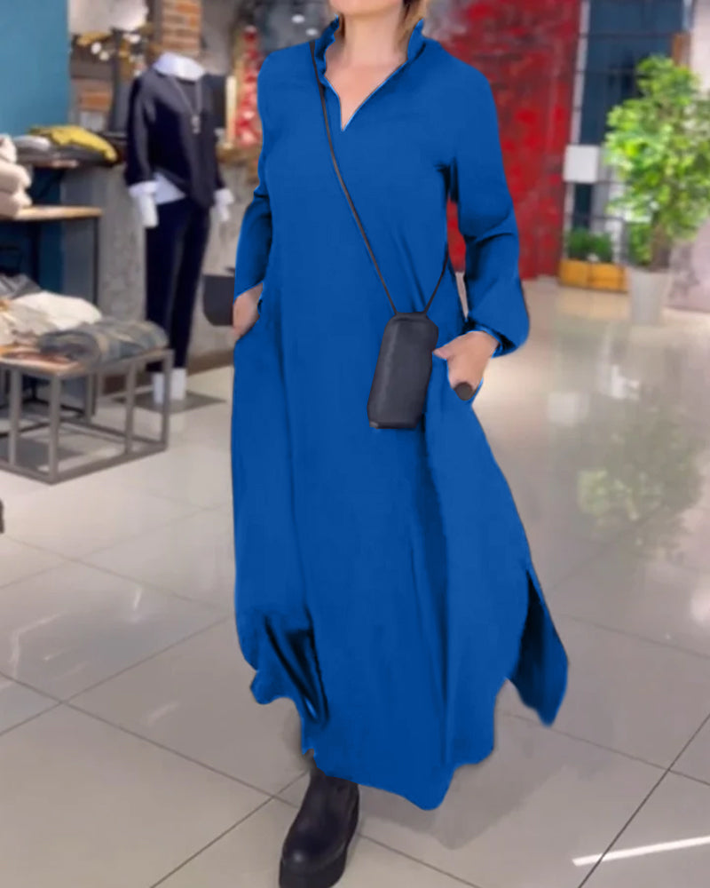 Elegant Maxi Shirt Dress | Stylish & Comfortable