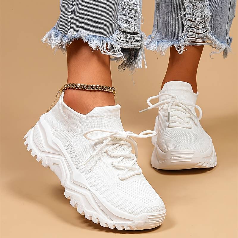 Chunky Knit Sneakers | Lightweight & Breathable