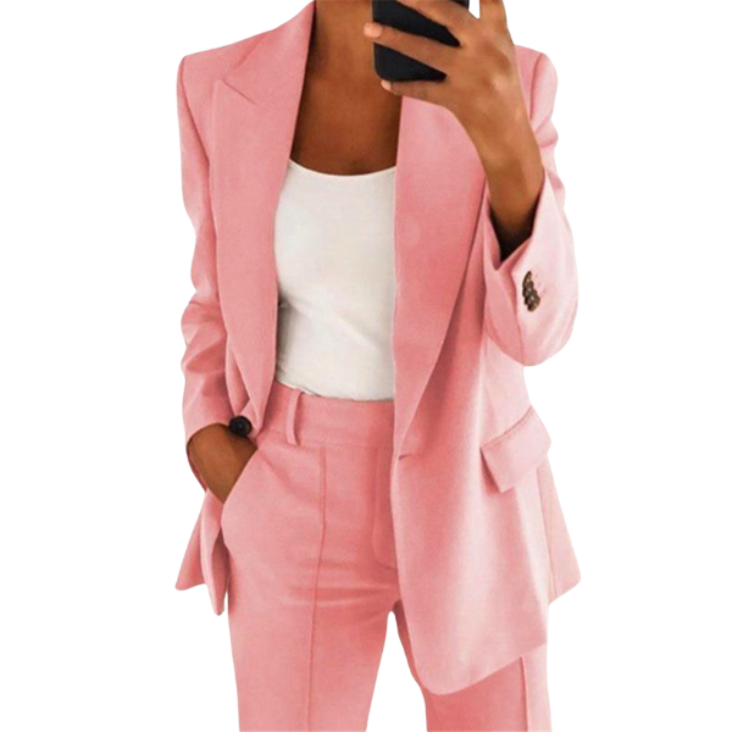 Women's Elegant Blazer Suit | Professional Two-Piece Set