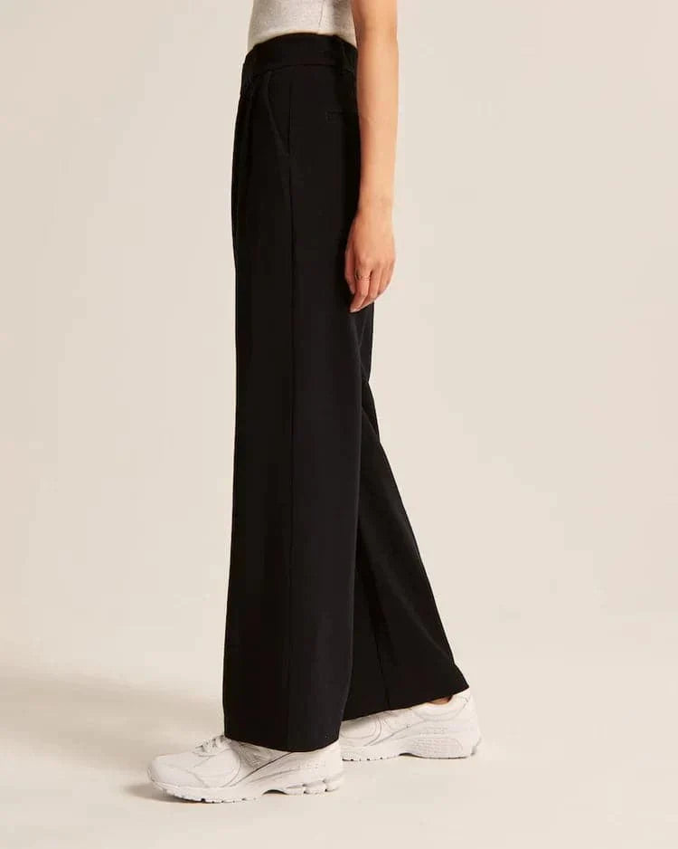 Saskia - High Waist Wide Leg Pants