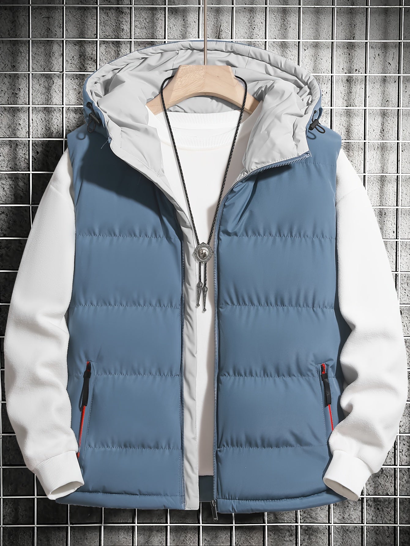 Men’s Hooded Puffer Vest | Lightweight & Warm