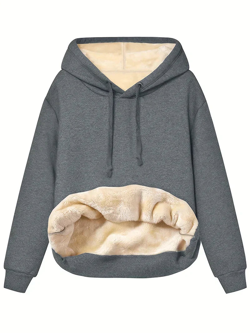 Women's Fleece-Lined Hoodie | Cozy Warmth & Comfort