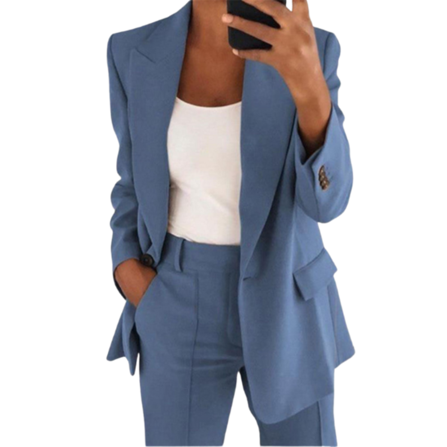 Women's Elegant Blazer Suit | Professional Two-Piece Set