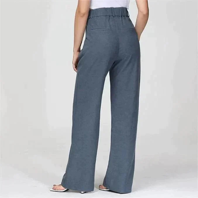 Saskia - High Waist Wide Leg Pants