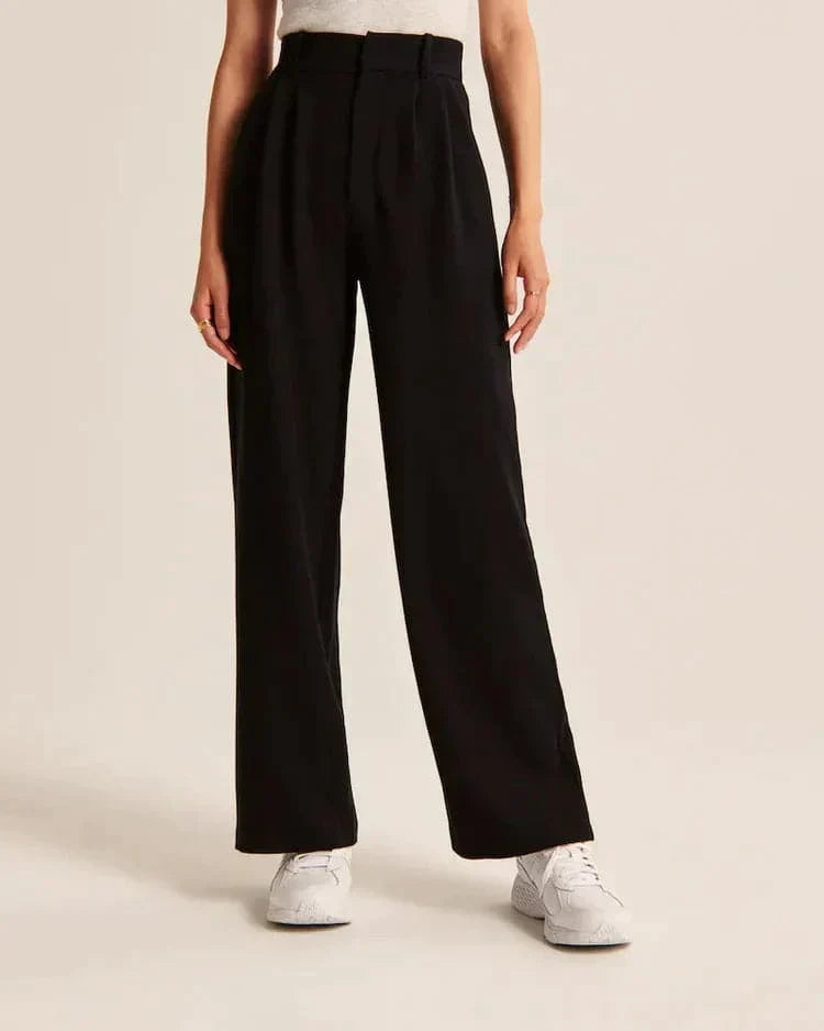 Saskia - High Waist Wide Leg Pants