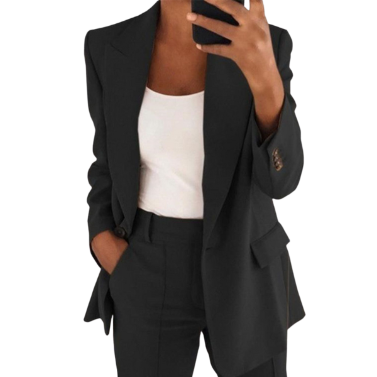 Women's Elegant Blazer Suit | Professional Two-Piece Set