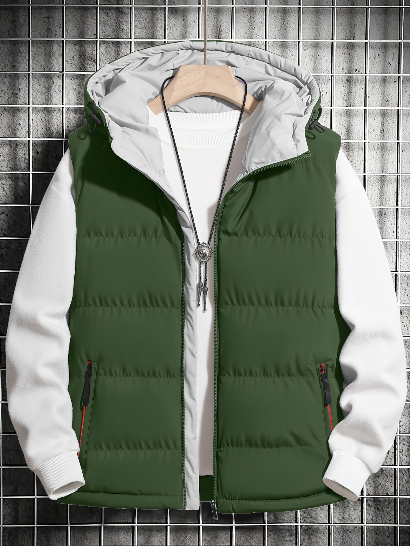 Men’s Hooded Puffer Vest | Lightweight & Warm