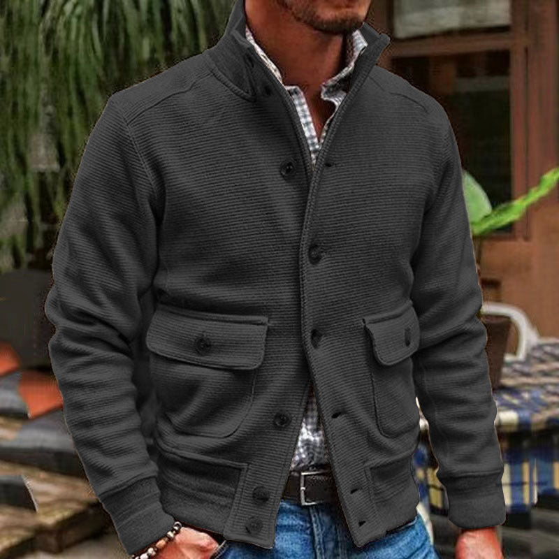 Men's Casual Button-Up Jacket | Stylish & Versatile