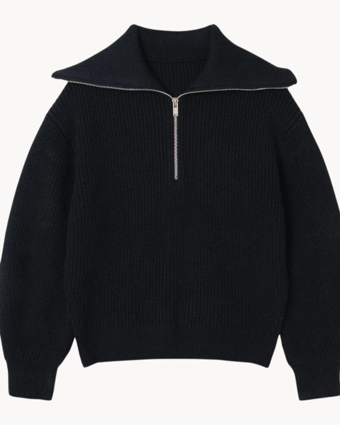 Sia | Striped Half-Zip Sweater for Women