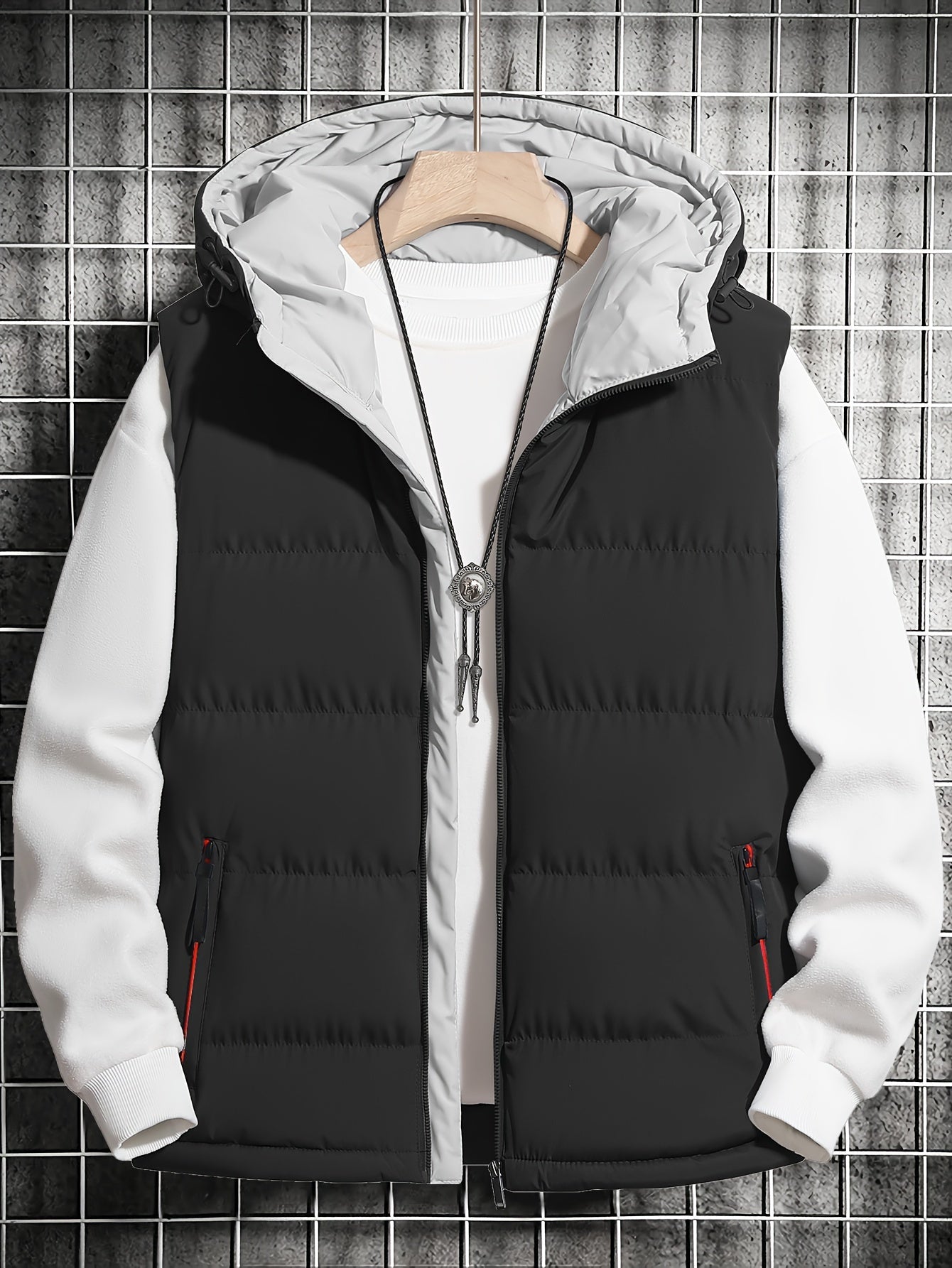 Men’s Hooded Puffer Vest | Lightweight & Warm