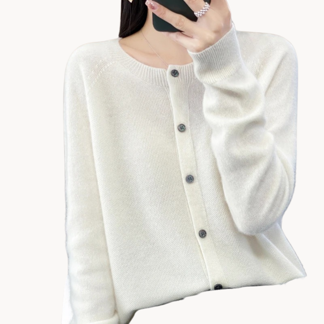 Mila | Elegant Wool Cardigan with a Cozy Fit