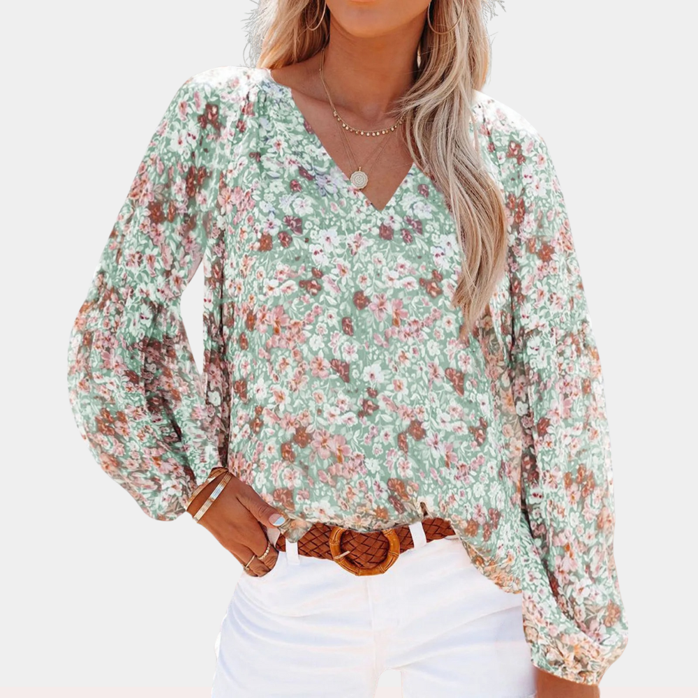 Amya | Floral Summer Blouse