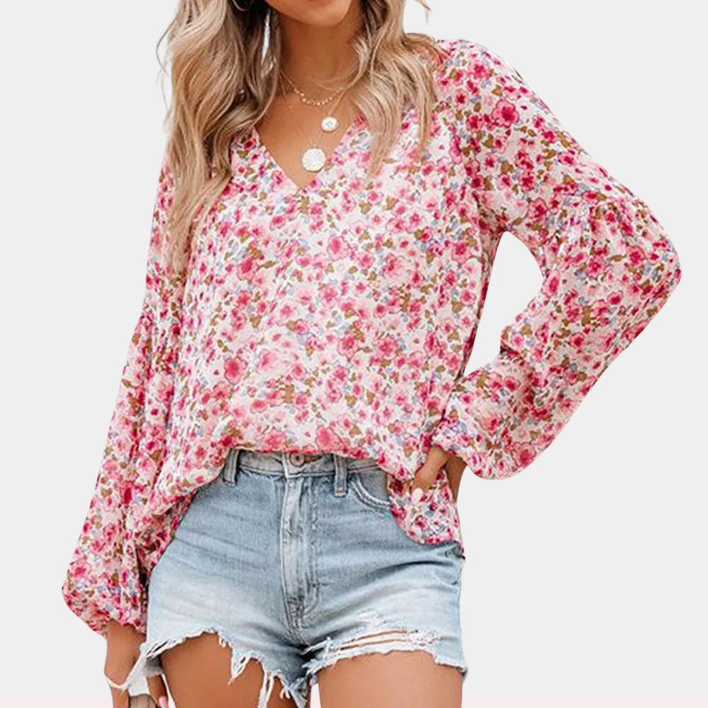 Amya | Floral Summer Blouse