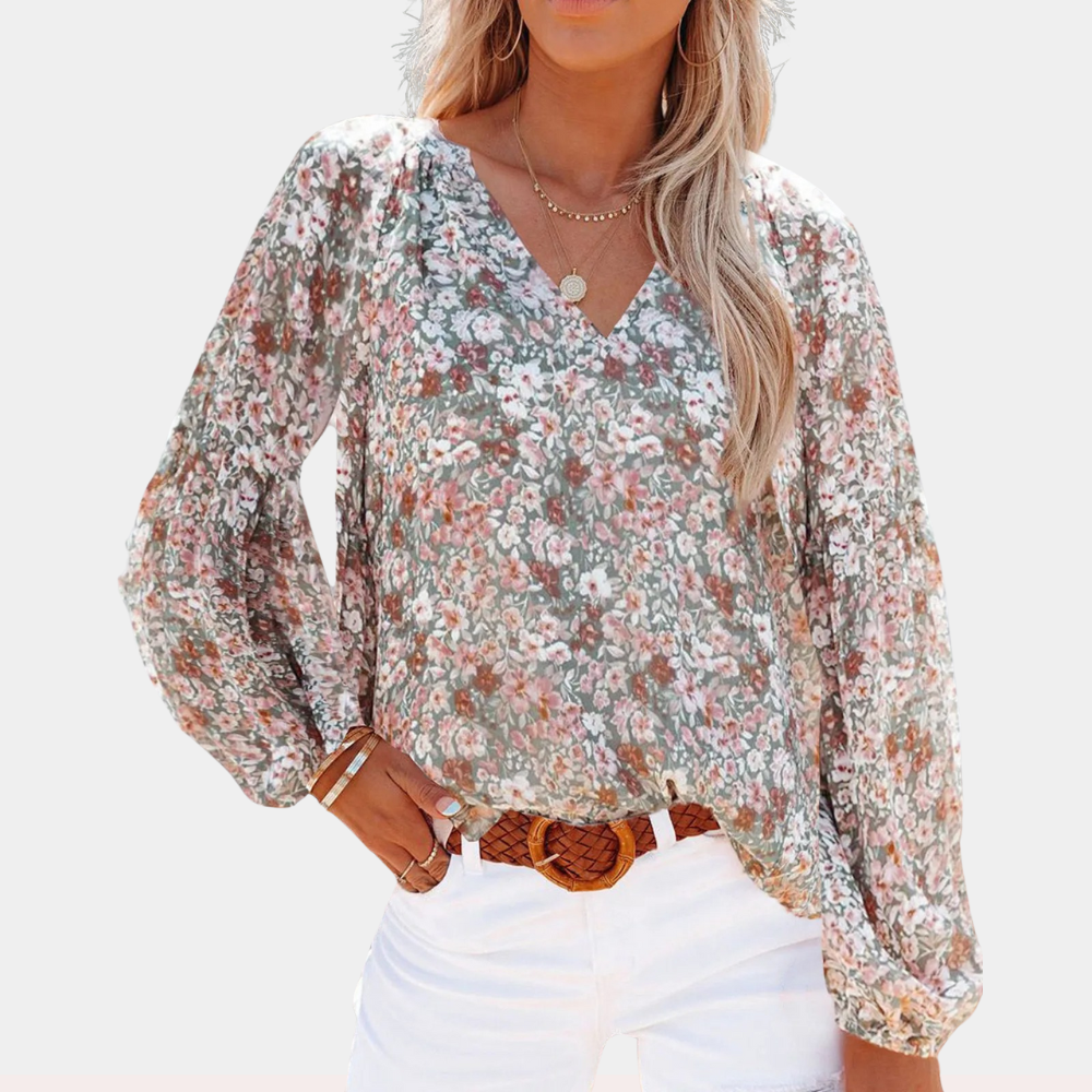 Amya | Floral Summer Blouse