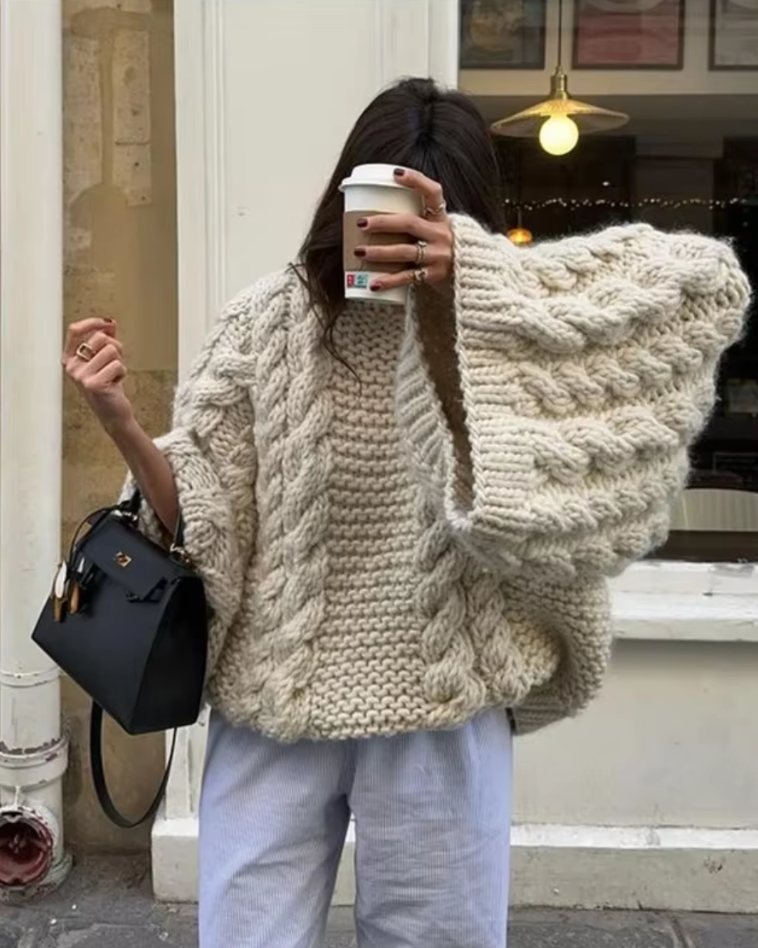 Evana | Oversized Chunky Knit Sweater