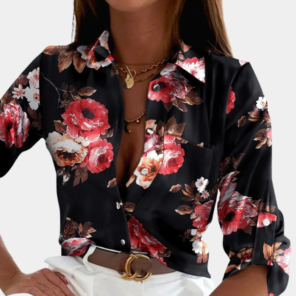 Octavie | Elegant Button-Down Blouse