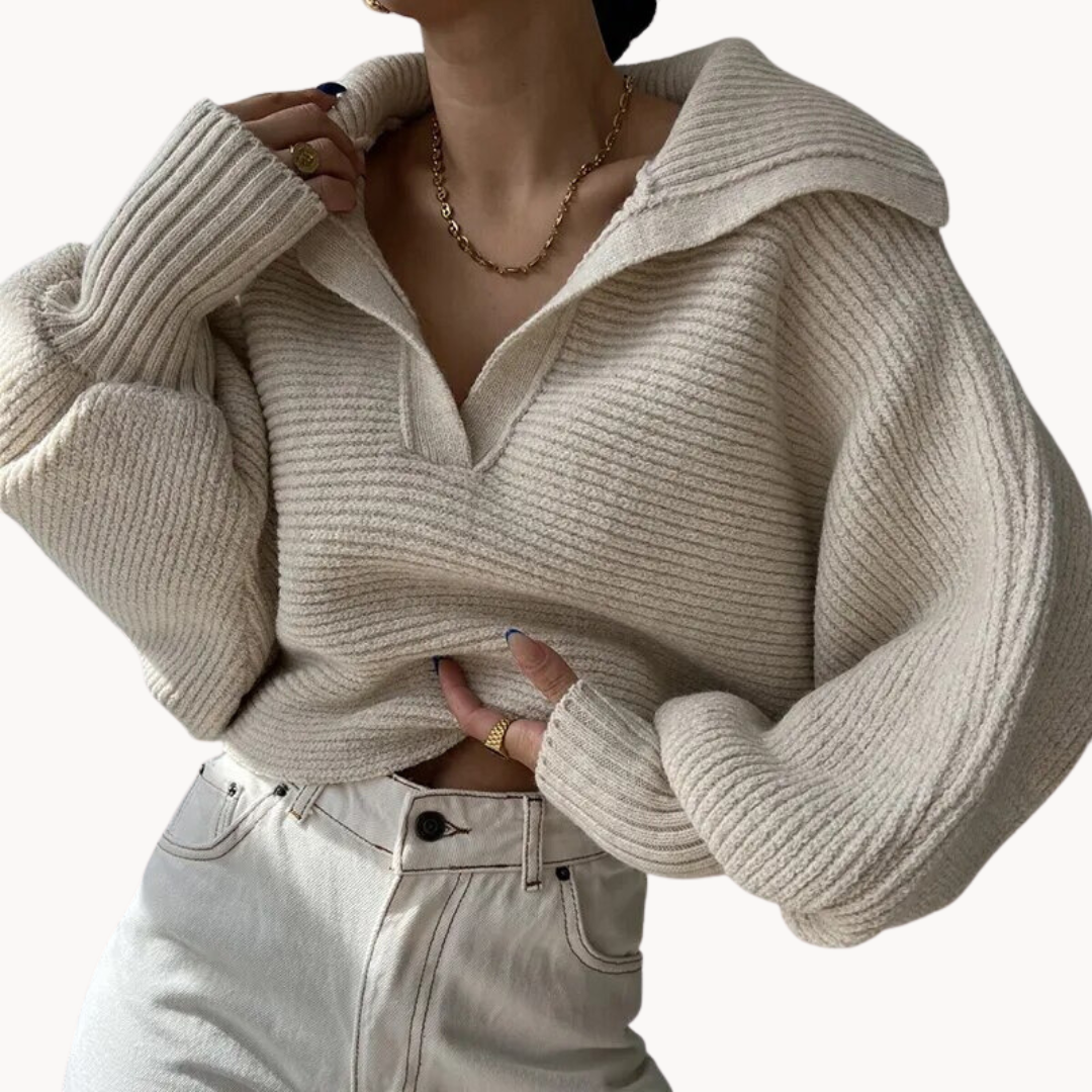 Hanna | Soft and Warm Ribbed Pullover