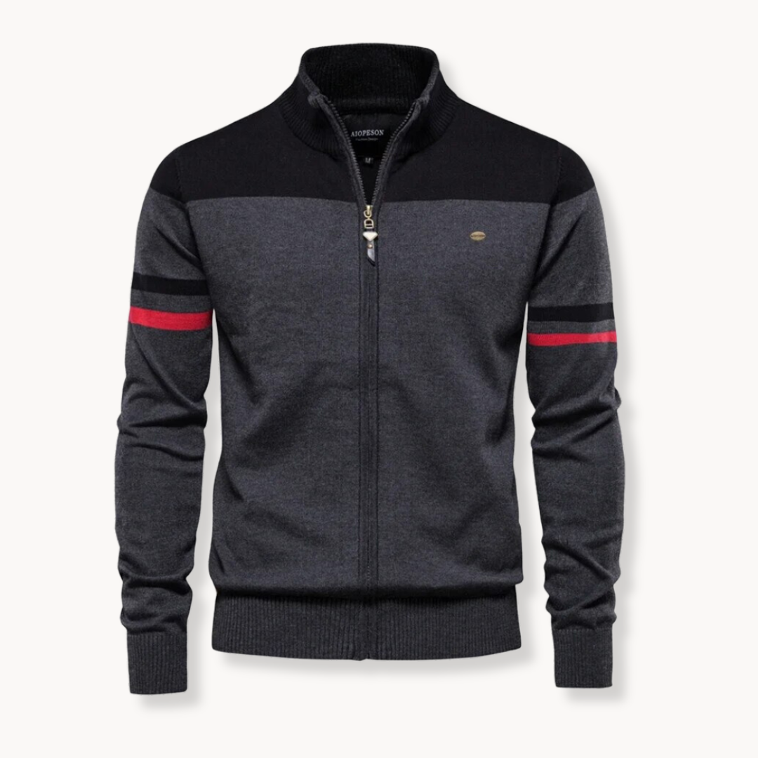 Kenan | Men's Zip-Front Sweater