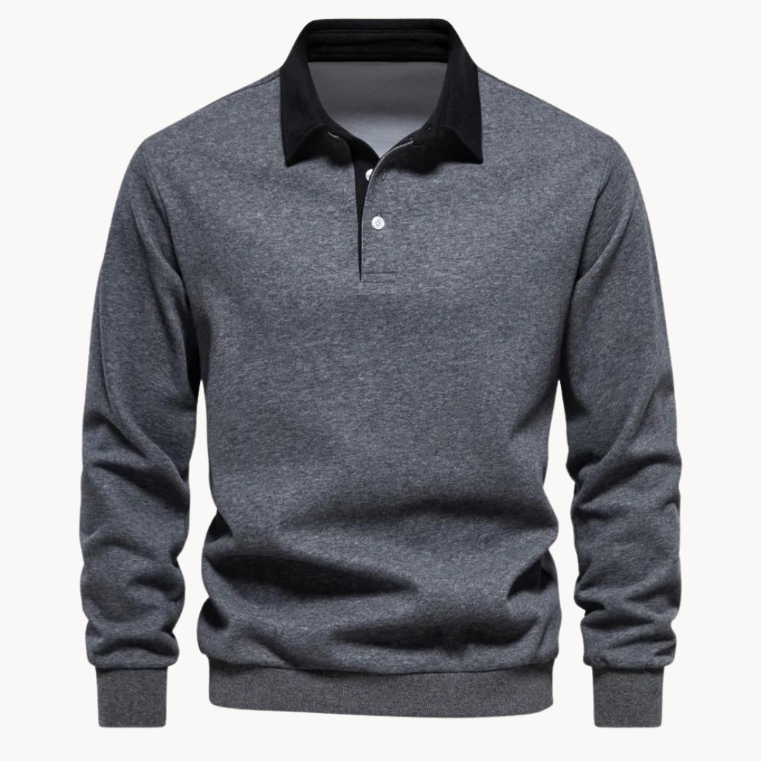 Noah | Casual Polo-Style Sweatshirt