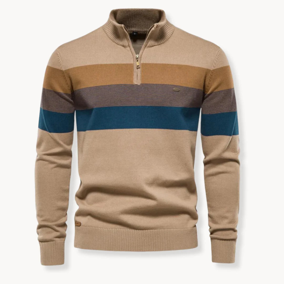 Bruno | Men's Quarter-Zip Knit Sweater