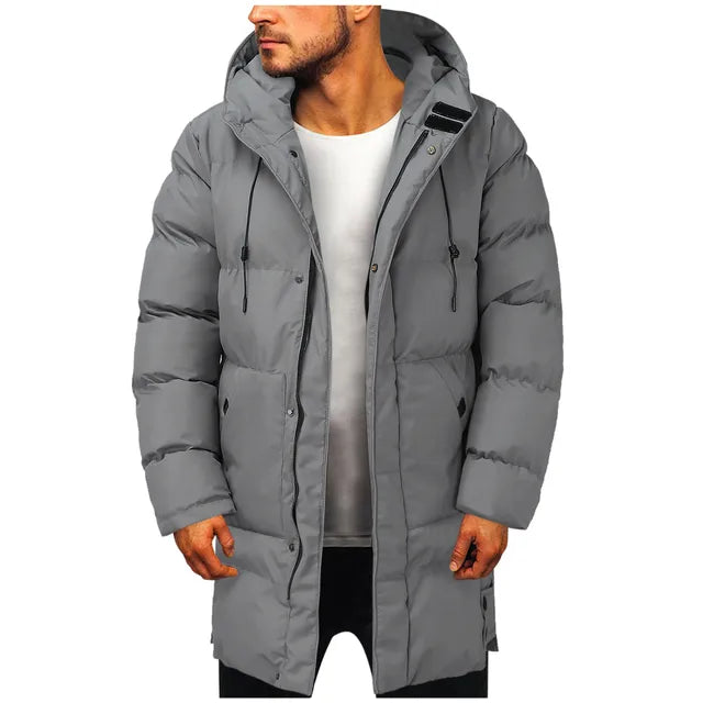 Men's Winter Puffer Coat | Warm Hooded Jacket