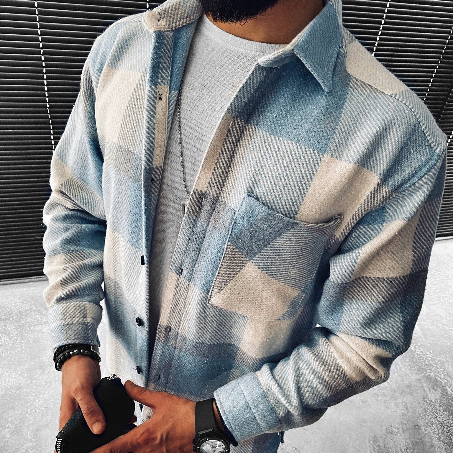 Sven | Checked shirt for men